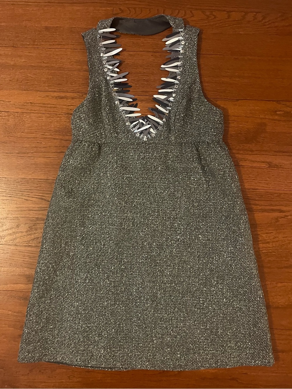Anna Sui for Target
Grey Textured V-Neck Sleeveless Dress